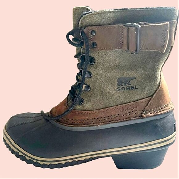 Sorel Unisex Winter Fancy Lace II Boot Waterproof Fleece Lining size 10.5 41.5 - Picture 6 of 9